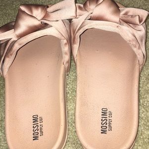 Pink satin sides (price negotiable, worn once)